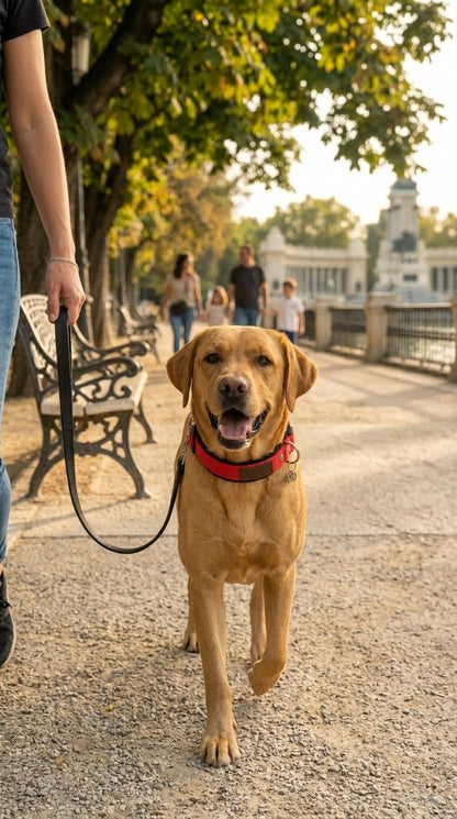 Collar para Perro de Nylon Rojo - Talla M | Rúa Infinity