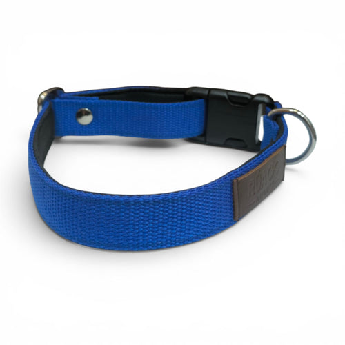 Rúa Infinity Collar Acolchado para Perros Nylon Talla M – Rojo/Azul